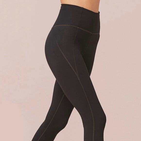 Girlfriend Collective M Compressive High-Rise Legging Black Active Tight Pants - Picture 7 of 13